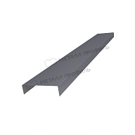 Планка декоративная на столб 40мм 20х42 х 2500 (VALORI-20-Grey-0.5)