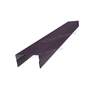 Планка крышки забора 60мм 35х65 х 2500 (VALORI-20-Violet-0.5)