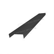 Планка декоративная на столб 60мм 17х62 х 2000 (VALORI Д-20-DarkGrey\DarkGr-0.5)