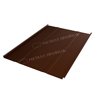 Фальц двойной стоячий-Т Металл Профиль (VALORI-20-Brown-0.5)