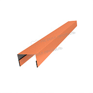 Планка крышки забора 40мм 30х45 х 2500 (VikingMP E-20-8004-0.5)