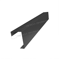 Планка угла декоративная на столб 40мм 42х62 х 2000 (VALORI-20-DarkGrey-0.5)