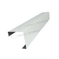 Планка угла декоративная на столб 60мм 62х62 х 3000 NormanMP (ПЭ-01-7035-0.5)