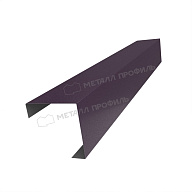 Планка угла декоративная на столб 60мм 62х62 х 2500 (VALORI-20-Violet-0.5)