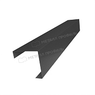 Планка угла декоративная на столб 60мм 62х62 х 2500 (VALORI-20-DarkGrey-0.5)
