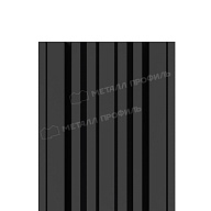 Штакетник металлический МЕТАЛЛ ПРОФИЛЬ TRAPEZE-T 16,5х118 NormanMP (ПЭ-01-9005-0.5)