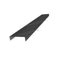 Планка декоративная на столб 60мм 17х62 х 2000 (VALORI-20-DarkGrey-0.5)
