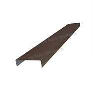 Планка декоративная на столб 60мм 17х62 х 2500 (VALORI-20-DarkBrown-0.5)