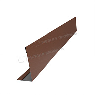 Планка угла усиливающая для забора 40х20 х 2500 (VALORI-20-Brown-0.5)